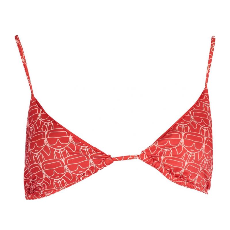 Бански горна част KARL LAGERFELD KL22WTP13_ROSSO_RED