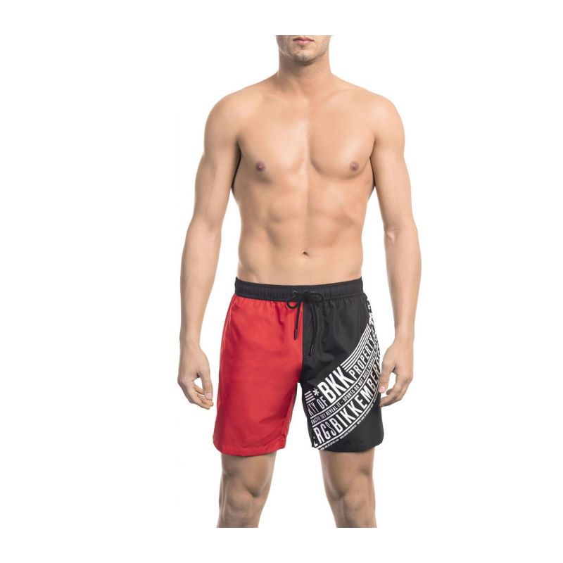 Бански костюми BIKKEMBERGS BEACHWEAR BKK1MBM09_RED&BLACK