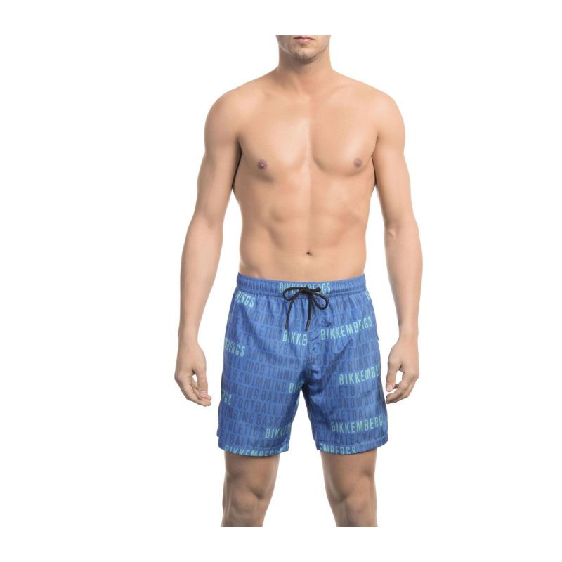 Бански костюми BIKKEMBERGS BEACHWEAR BKK1MBM17_BLUE