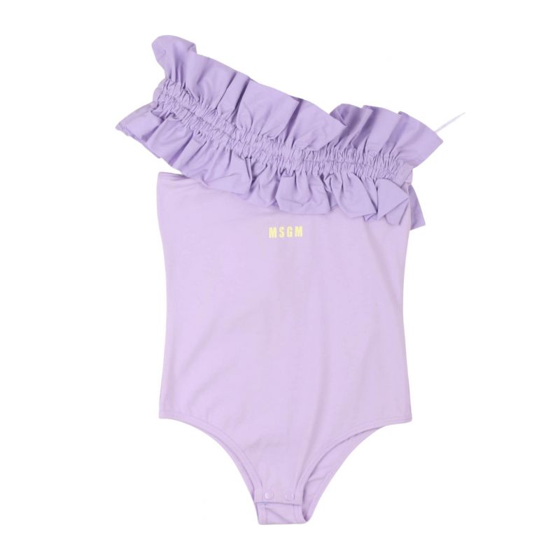 Бебешко боди за момиче MSGM MS029451-071-LILLA