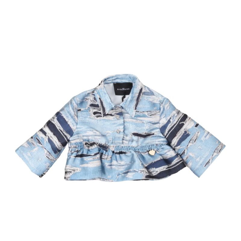 Блуза с дълъг ръкав момиче JOHN RICHMOND RGP24136BL-D-BLUE-LIG