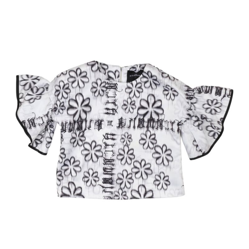 Блуза с дълъг ръкав момиче JOHN RICHMOND RGP23131BL-PUNK-WHITE