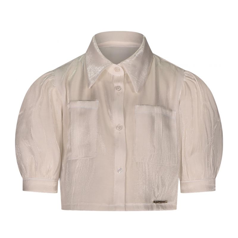 Блуза с дълъг ръкав момиче MARC ELLIS JMJSH01188-OFF-WHITE