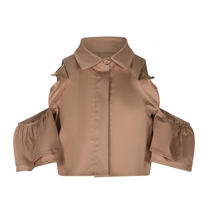 Блуза с дълъг ръкав момиче HATE LOVE HLJSH01712-SAND