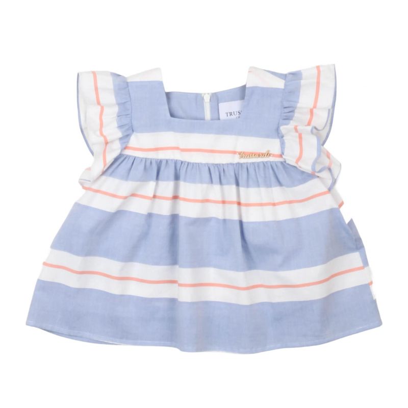 Блуза с дълъг ръкав момиче TRUSSARDI TGP25064BL-D-BLUE-WHT