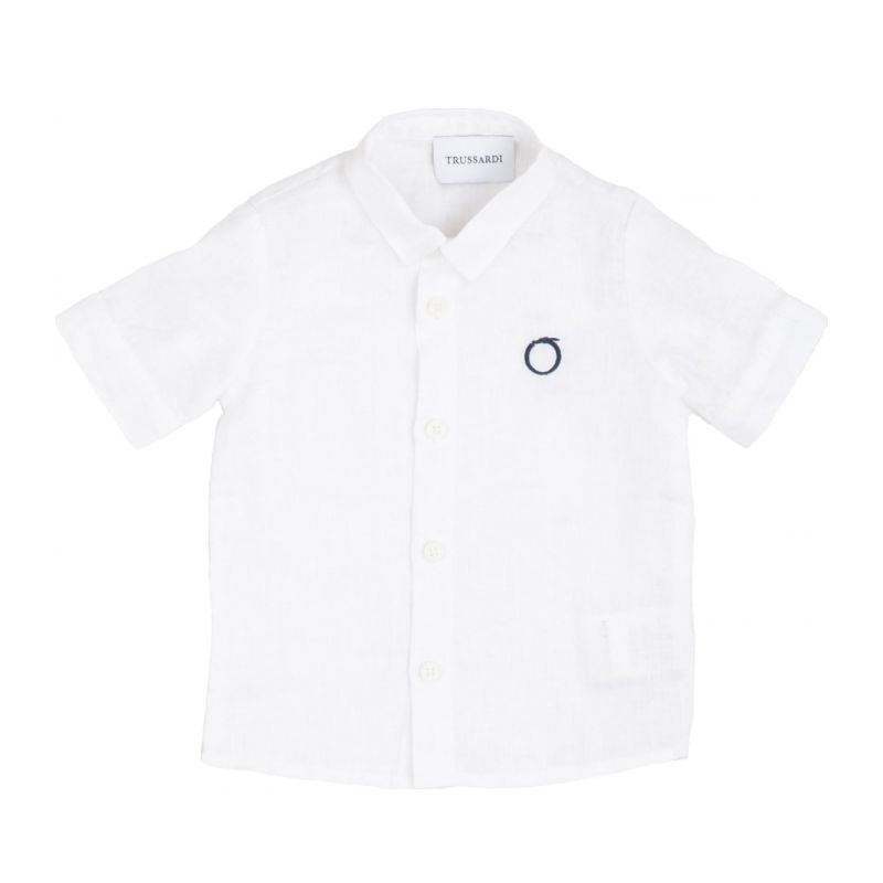 Блуза с дълъг ръкав момче TRUSSARDI TIP23109CA-WHITE