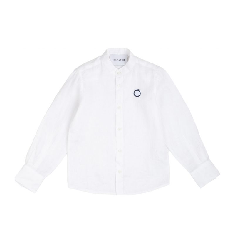 Блуза с дълъг ръкав момче TRUSSARDI TBP23048CA-WHITE