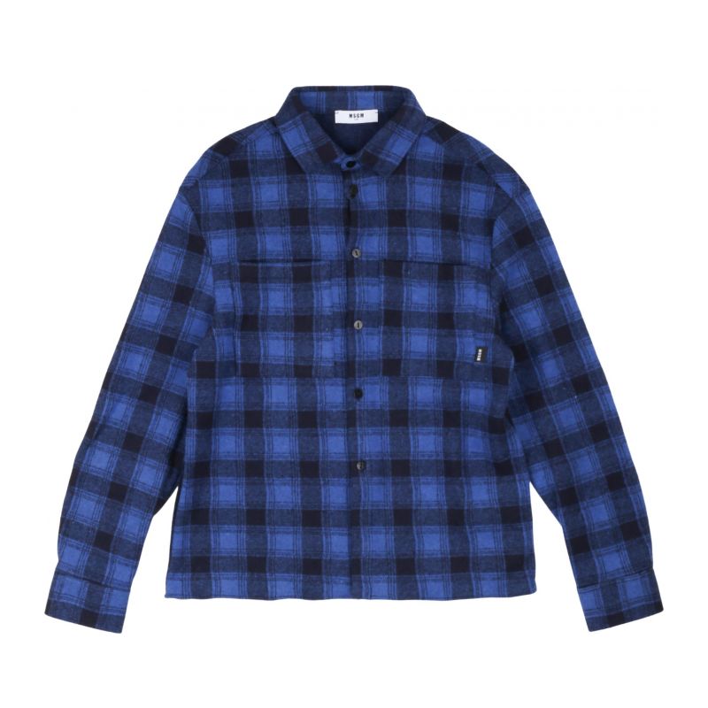 Блуза с дълъг ръкав момче MSGM F4MSJBSI242-130-ROYAL