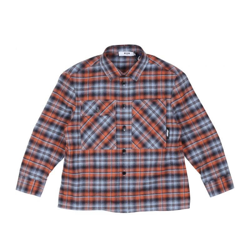 Блуза с дълъг ръкав момче MSGM F4MSJBSI089-140-MULTICOLOR