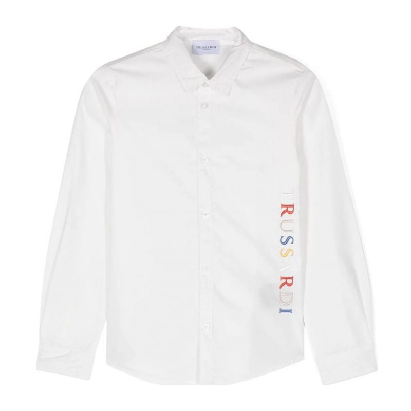 Блуза с дълъг ръкав момче TRUSSARDI TIA24146CA-OFF-WHITE
