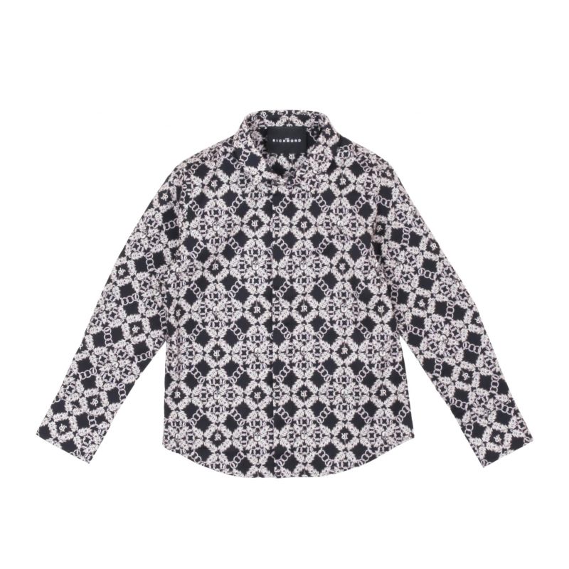 Блуза с дълъг ръкав момче JOHN RICHMOND RBA24082CA-BLACK-SK