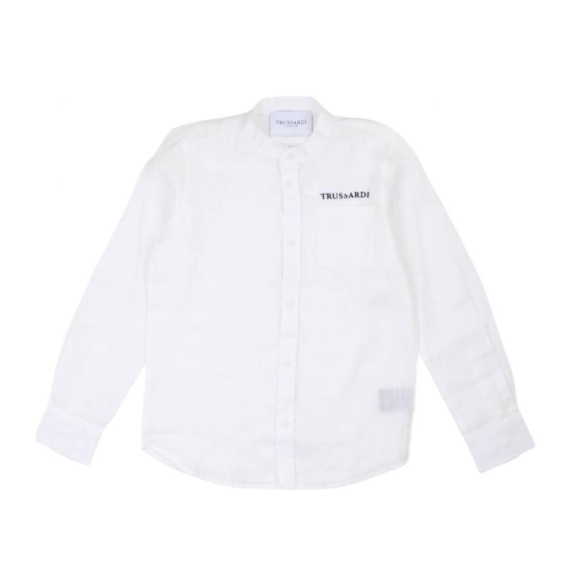 Блуза с дълъг ръкав момче TRUSSARDI TBP24117CA-WHITE-SUG