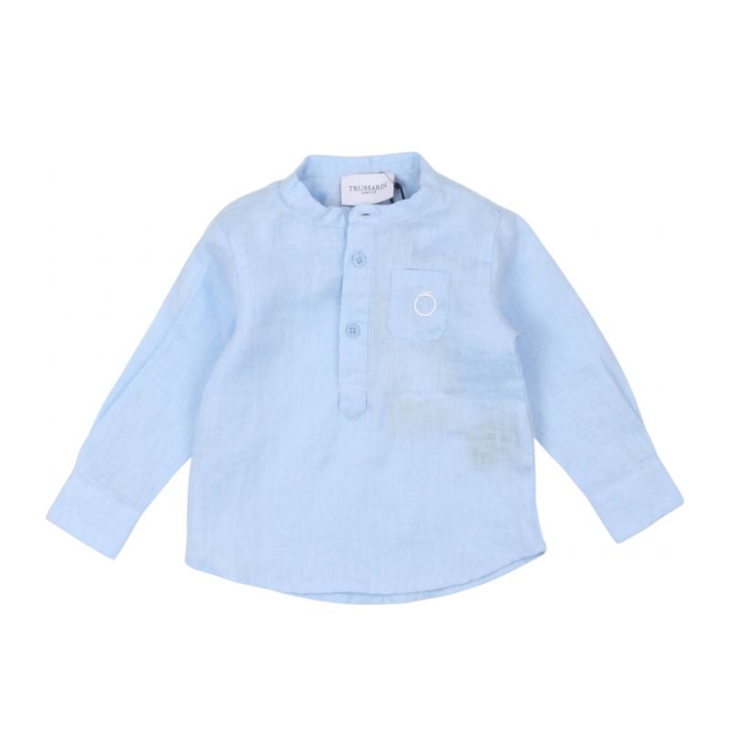 Блуза с дълъг ръкав момче TRUSSARDI TIP24030CA-AZURE