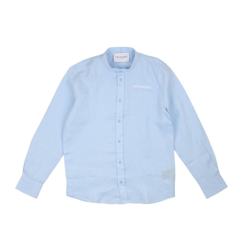 Блуза с дълъг ръкав момче TRUSSARDI TBP24117CA-AZURE