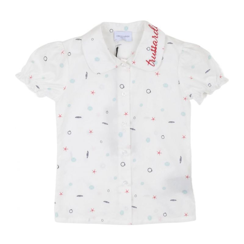 Блуза с дълъг ръкав момче TRUSSARDI TIP24082CA-MARINE-S-W