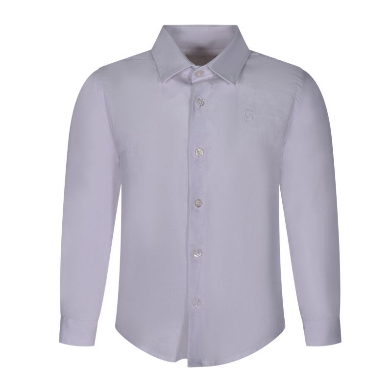 Блуза с дълъг ръкав момче SIVIGLIA SVBSH01526-WHITE