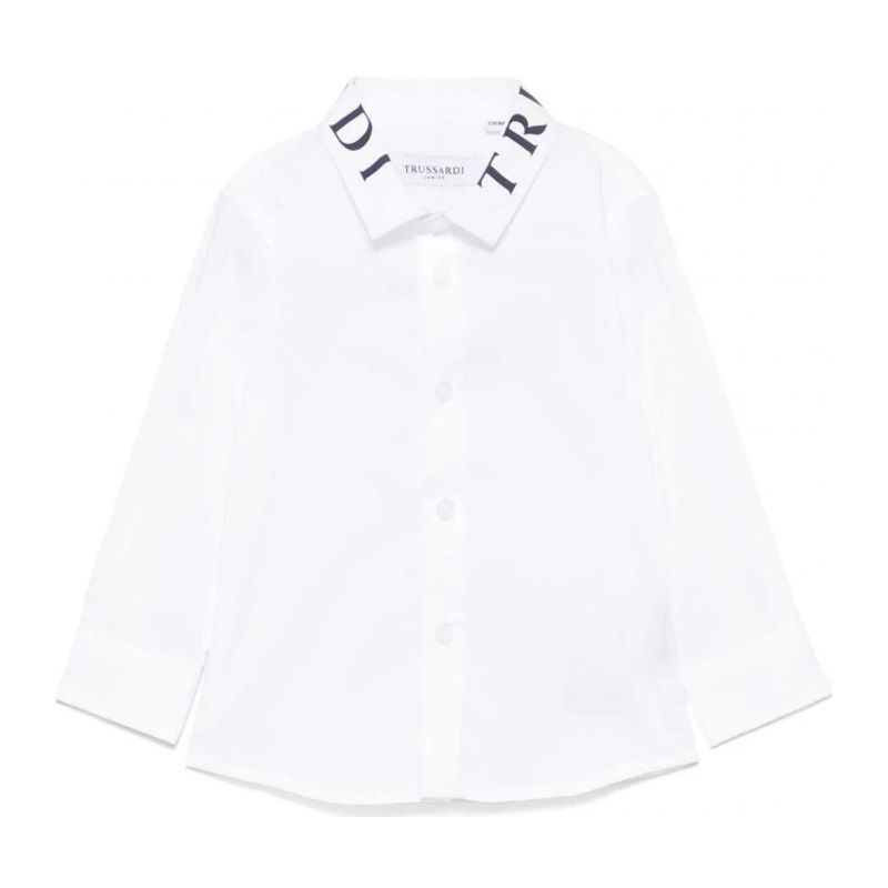 Блуза с дълъг ръкав момче TRUSSARDI TIP25091CA-WHITE