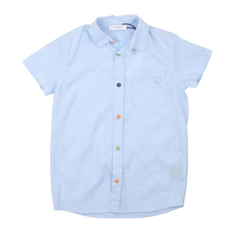 Блуза с дълъг ръкав момче TRUSSARDI TBP25114CA-AZURE-DUST