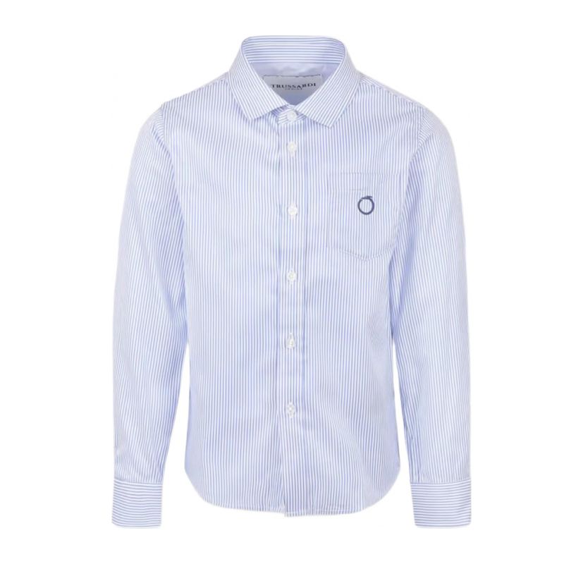 Блуза с дълъг ръкав момче TRUSSARDI TBP25019CA-BLUE-N-WHT