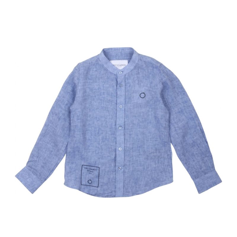 Блуза с дълъг ръкав момче TRUSSARDI TBP25103CA-AZURE-DUST