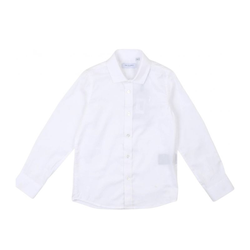 Блуза с дълъг ръкав момче TRUSSARDI TBA25080CA-OFF-WHITE