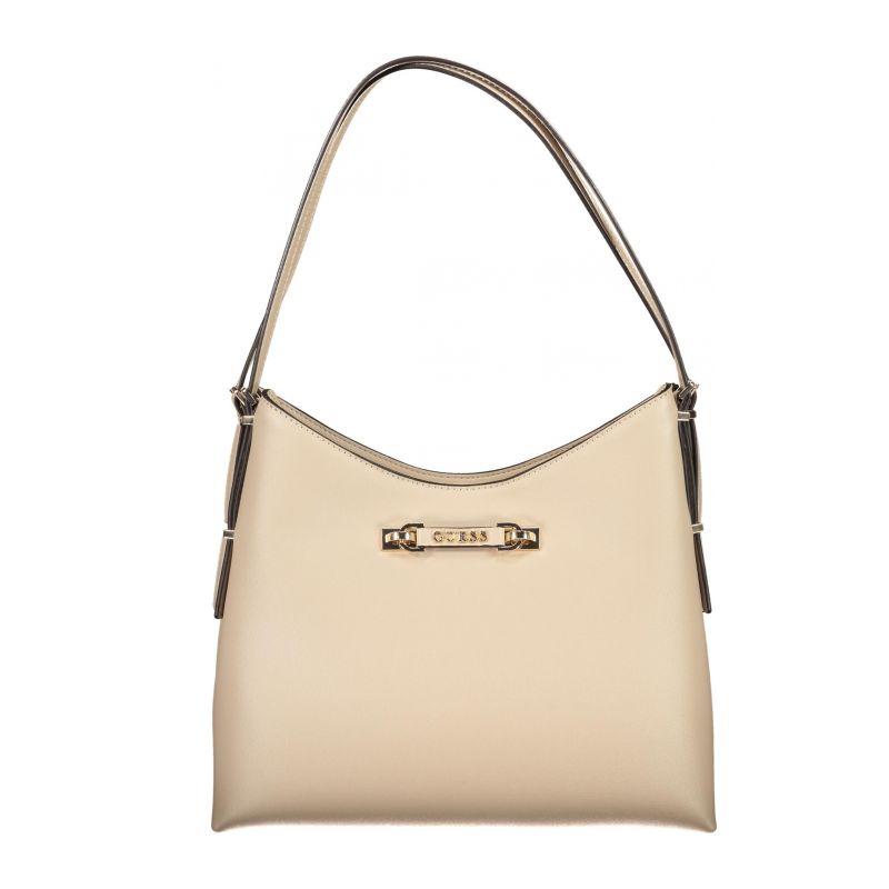 Дамска бежова чанта  jeans GUESS BG964402_BESIMPLY