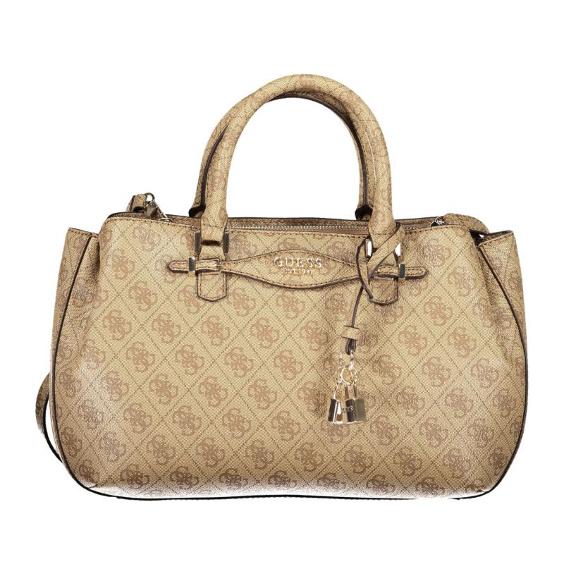 Дамска бежова чанта  jeans GUESS SG965206_BELATTEL