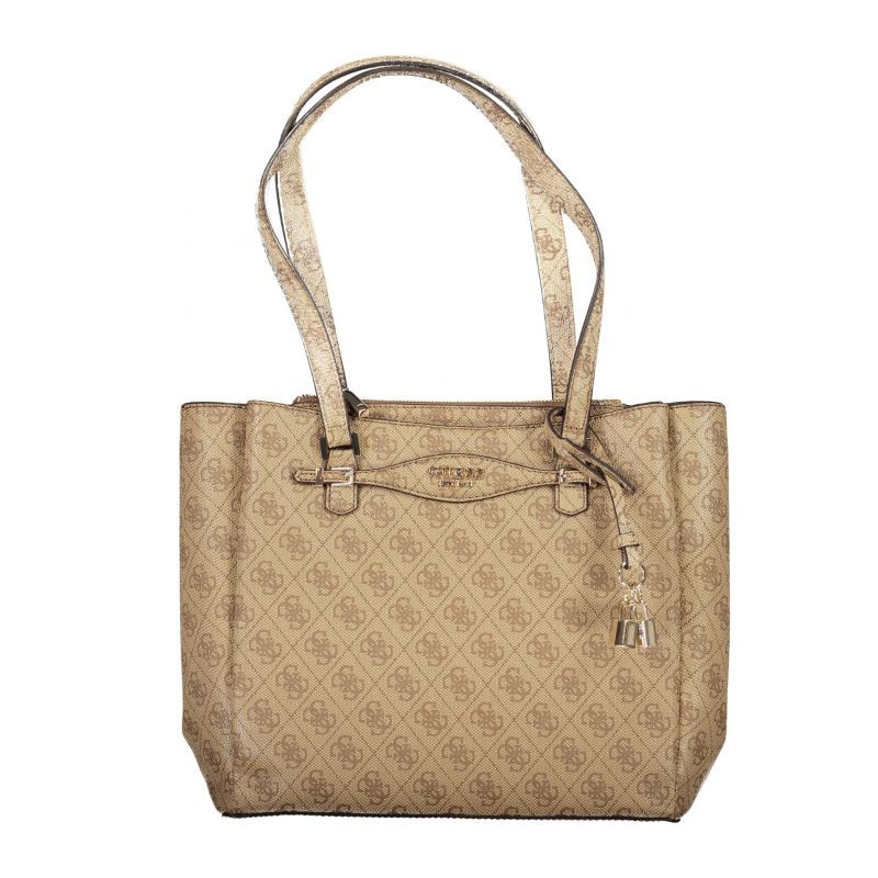 Дамска бежова чанта  jeans GUESS SG965223_BELATTEL