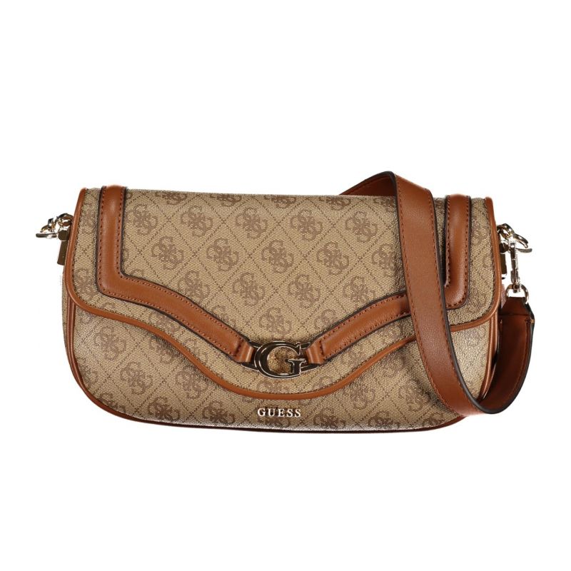 Дамска бежова чанта  jeans GUESS SG799320_BELATTEL