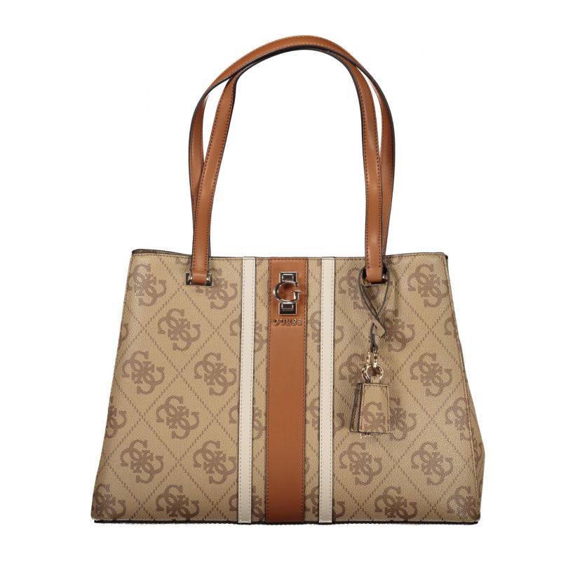 Дамска бежова чанта  jeans GUESS SO783823_BELATTEL