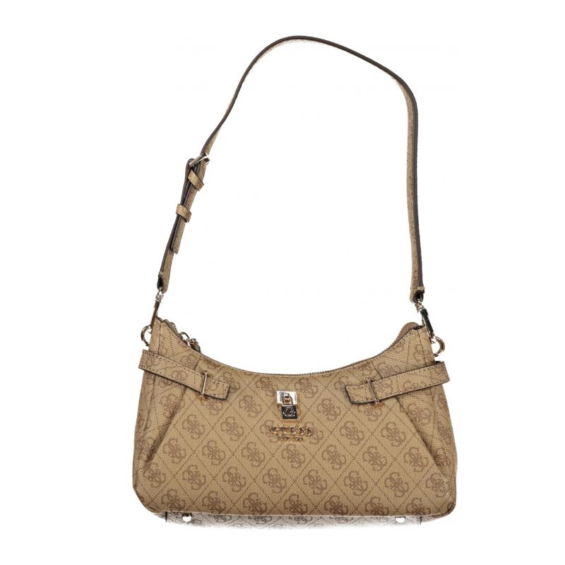 Дамска бежова чанта  jeans GUESS SG783318_BELATTEL