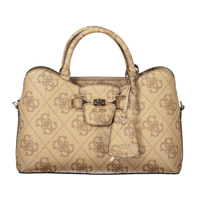 Дамска бежова чанта  jeans GUESS OS992406_BELATTEL
