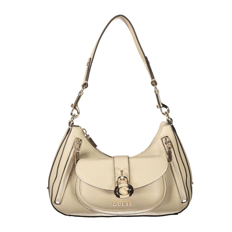 Дамска бежова чанта  jeans GUESS BG836218_BETAUPE