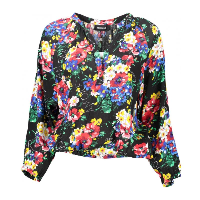 Дамска блуза DESIGUAL 21WWBW36_NERO_9019