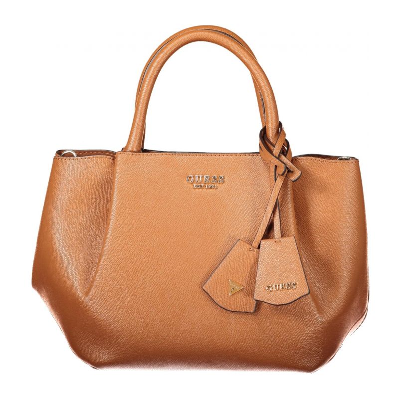 Дамска кафява чанта  jeans GUESS BG789806_MACOGNAC