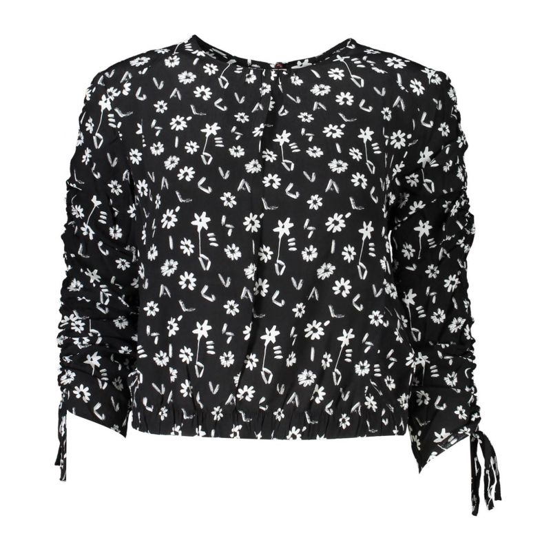 Дамска риза с дълъг ръкав, черна DESIGUAL 23SWBW16_90C872A_NERO5010