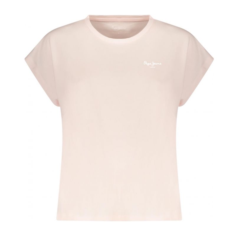 Дамска розова тениска с къс ръкав  PEPE JEANS PL504821BLOOM_RS300