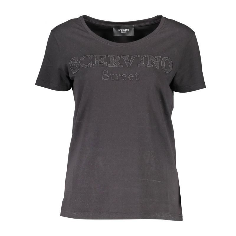 Дамска тениска SCERVINO STREET D38TL0699-TSD006_NERO_SC002-NERO