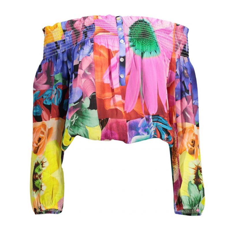 Дамска тениска с дълъг ръкав, розова DESIGUAL 22SWBW40_ACBB36F_ROSA9019