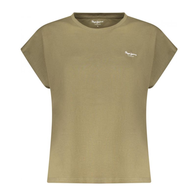 Дамска тениска с къс ръкав , зелена PEPE JEANS PL504821BLOOM_VE785