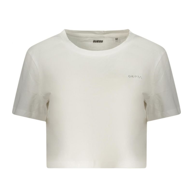 Дамска тениска с къс ръкав  jeans, бяла GUESS V6GI17K2984_BIG011