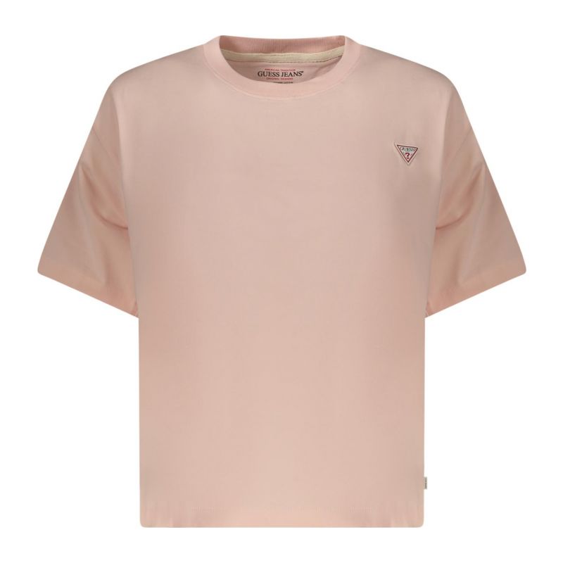 Дамска тениска с къс ръкав  jeans, розова GUESS
