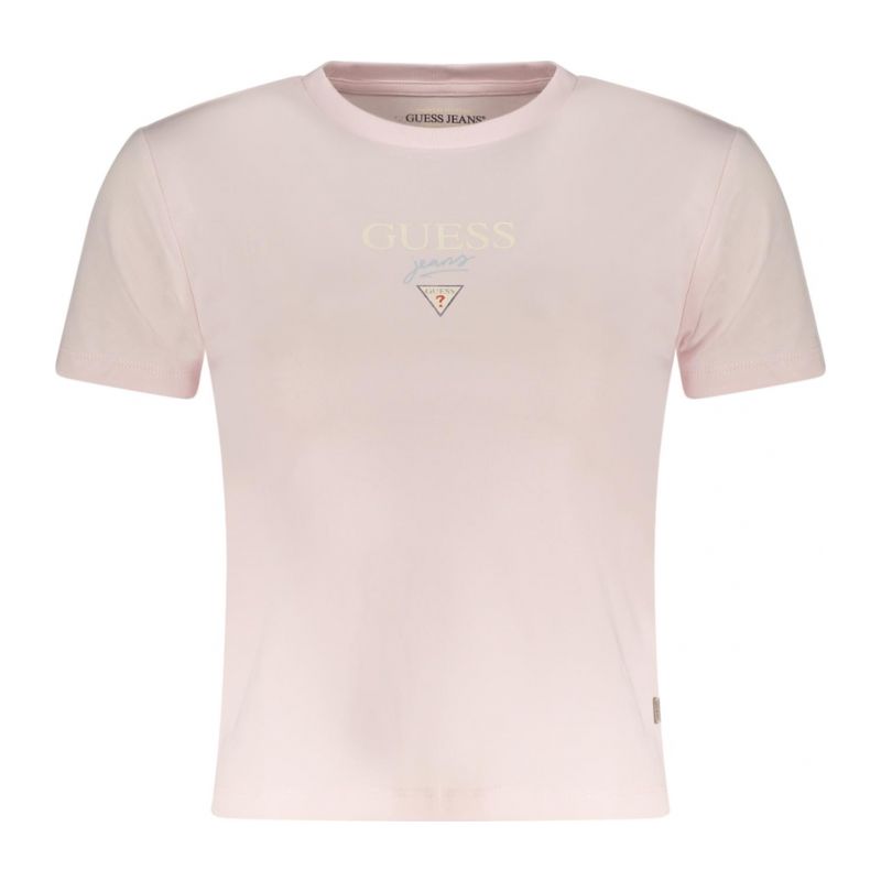 Дамска тениска с къс ръкав  jeans, розова GUESS W6RI15J1314_RSG491