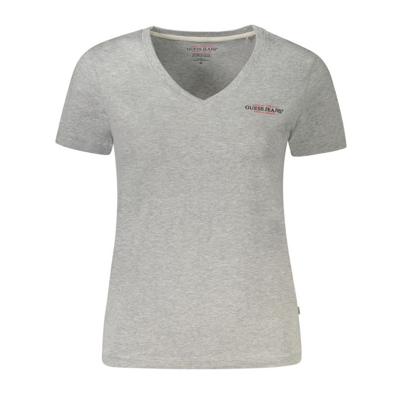 Дамска тениска с къс ръкав  jeans, сива GUESS W4YI23J1314_GRH90Z