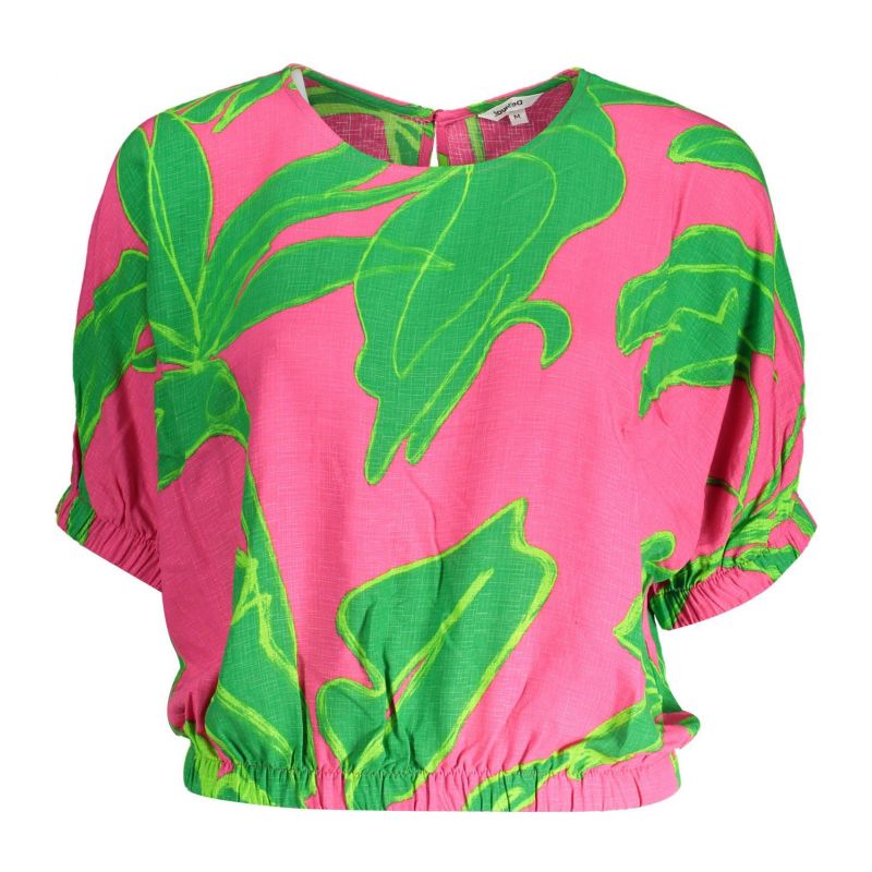 Дамска тениска с къс ръкав DESIGUAL 23SWBW21_8242052_ROSA3022