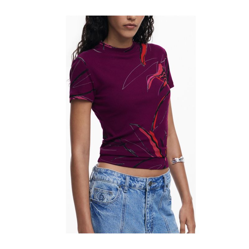 Дамска тениска с къс ръкав DESIGUAL 25WWTK16_VI3161