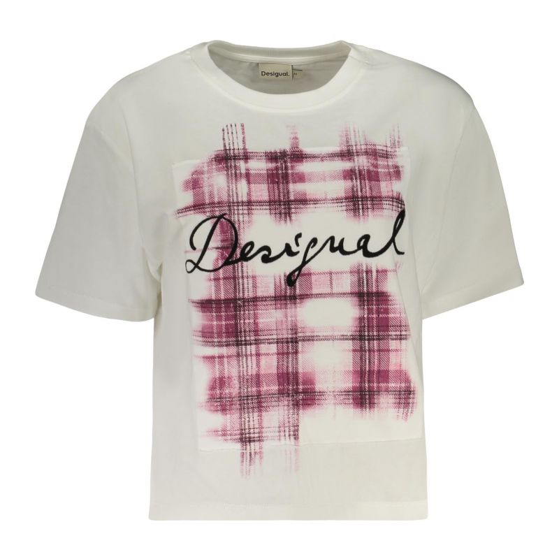 Дамска тениска с къс ръкав DESIGUAL 26SWTK16_BI1000