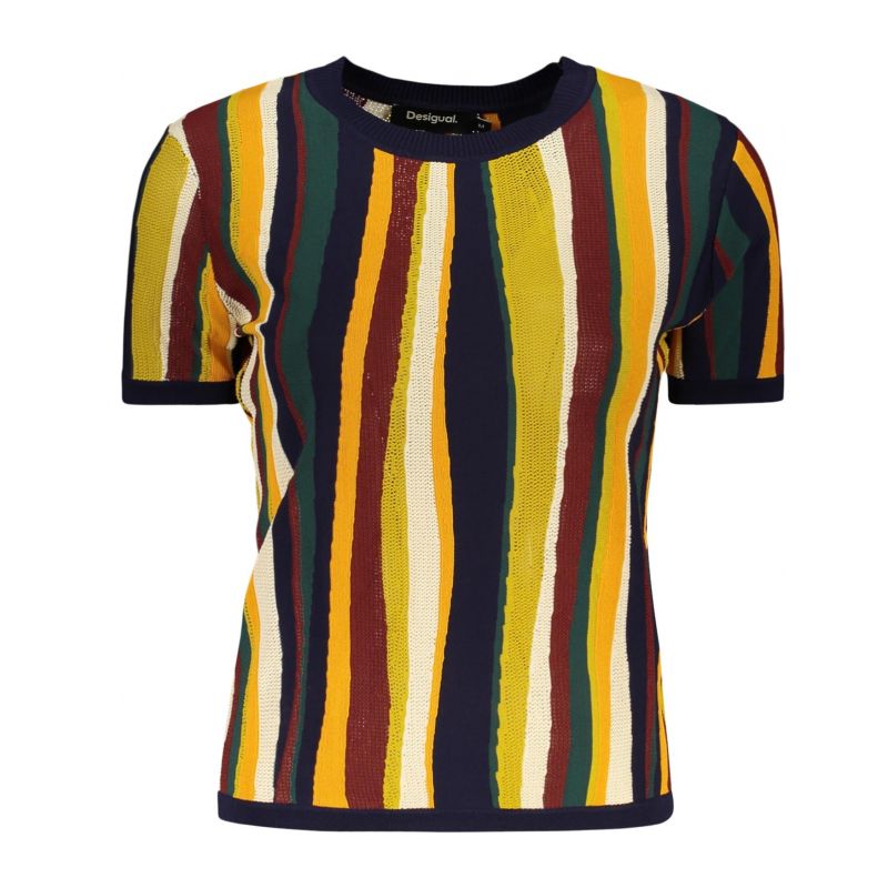 Дамска тениска с къс ръкав DESIGUAL 26SWTK55_BL9019