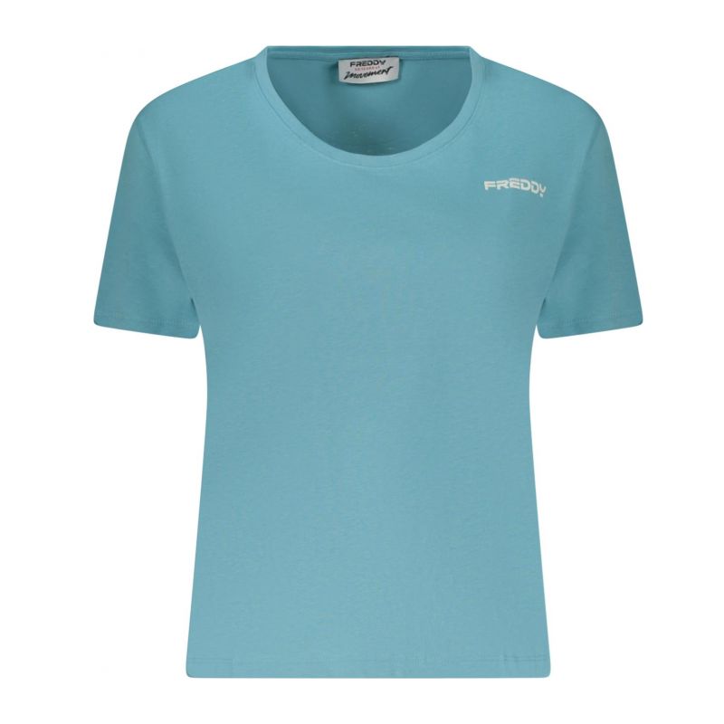 Дамска тениска с къс ръкав FREDDY S26WCYLT2_AZC69