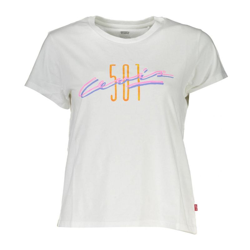 Дамска тениска с къс ръкав levi's, бяла LEVIS A6126_2BC08D3_BIANCO0019